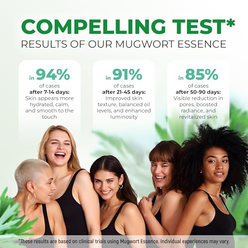 Caresilk Mugwort Essence,Hydrating Face Toner with Artemisia, Hyaluronic Acid, Centella Asiatica & Rosemary Extract - Deep Moisturizing Skin Care & Barrier Protection Face Mist - 150 ml