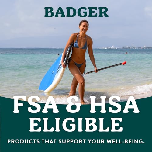 Badger Mineral Daily Sunscreen with Zinc Oxide, SPF 30, Lightweight & Easy to Apply w/No White Cast, Moisturizing Organic Sunscreen, Reef Safe, Vegan, Unscented, 4 fl oz