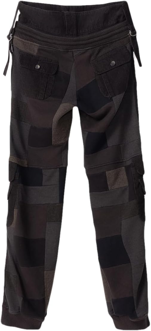Dolce & Gabbana, Pre-Loved Aw2008 Corduroy Patchwork Cargo Sweatpants, 32, Multicolor
