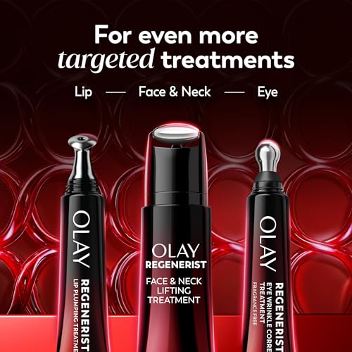 Olay Regenerist Nourishing Treatment, Lip Balm, Plumping Lip Gloss for Women, Fuller Looking Lips & Smoothed Lines, 3-in-1 Mask, Plumper, Gloss - Anti-Aging Skin Care, Shea Butter & Coconut Oil, 0.5oz