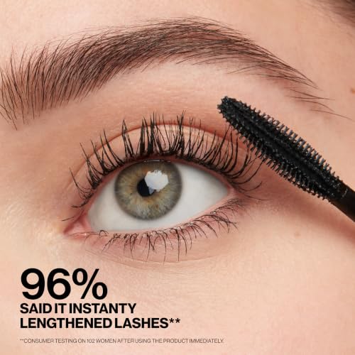 Smashbox Super Fan Lash Lengthening Mascara | Fanned-Out Volume + Length, Long-Wearing Mascara without Clumping, 0.34 Fl Oz, Black