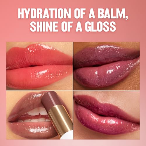 REVLON Super Lustrous Glass Shine Balm, 004 Nude Illuminator, 0.11 oz