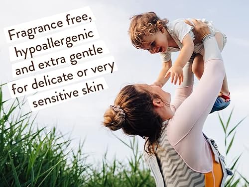 Babo Botanicals Sensitive Baby Fragrance-Free Miracle Cream - Face Moisturizer - For Sensitive Skin - Calendula, Shea Butter, Coconut Oil - EWG Verified - Fragrance-Free - For Babies & Kids