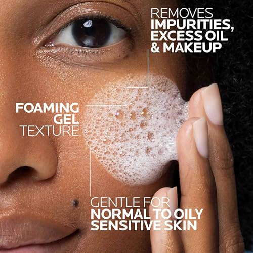 La Roche-Posay Toleriane Purifying Foaming Facial Cleanser, 13.52oz