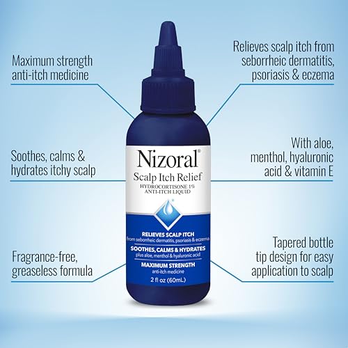 Nizoral Scalp Itch Relief Liquid, Maximum Strength, 2 Fl Oz