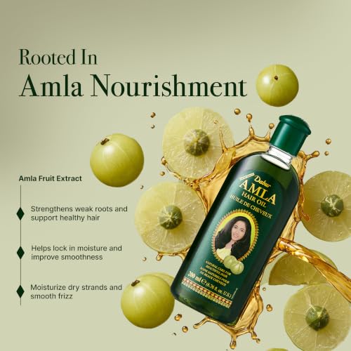 Dabur Amla Hair Oil – Nourishing with Pure Amla Oil For Hair Growth, 200 ml