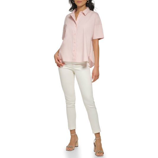 Calvin Klein Women's Sportswear Blouse,Petal,M