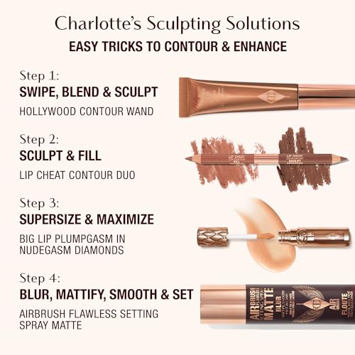 Charlotte Tilbury Lip Cheat Contour Duo - Dual-Sided Lip Liner Pencil