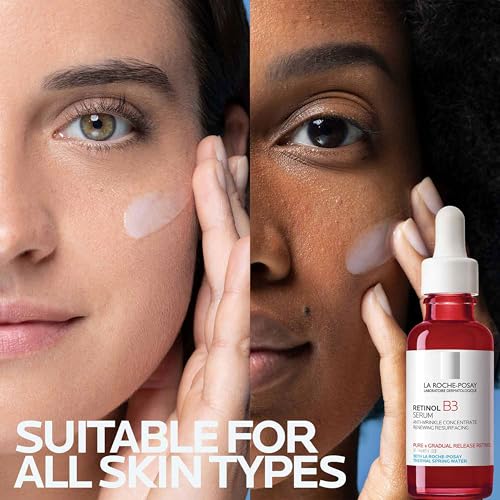La Roche-Posay Retinol Face Serum with Niacinamide & Hyaluronic Acid, 1oz