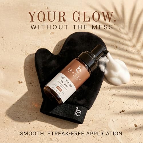 Self Tanner Tanning Mousse Kit - USA Made with Natural, Organic Ingredients