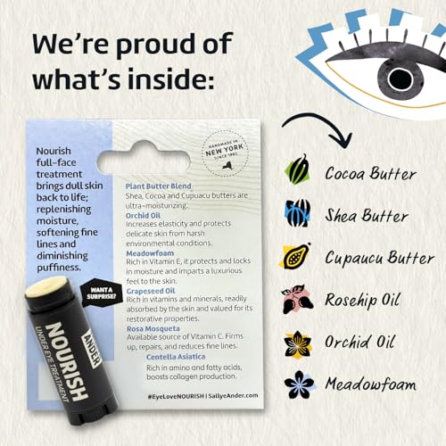 SALLYEANDER Nourish Under Eye Treatment Stick - Handmade, Organic Balm
