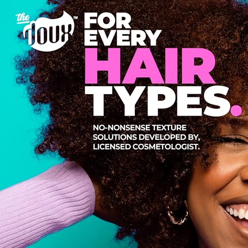 The Doux Multi-Use Mousse for Curly Hair – The Doux Mousse Def Texture Foam for Styling, Curl Definition, Volume & Shine – Curl Cream Alternative for Textured Hair & Natural Hair Styles