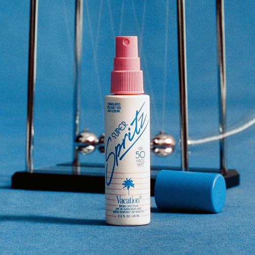 Vacation Mini Super Spritz SPF 50 Face Sunscreen Spray, Pack of 6