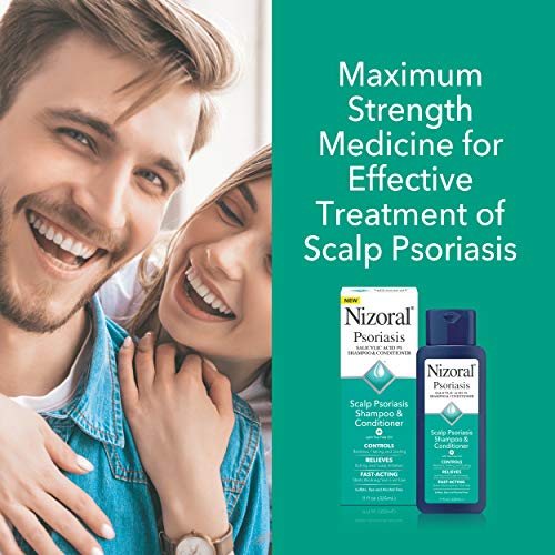 Nizoral Psoriasis Shampoo & Conditioner, 11 Oz, Gentle Scalp Treatment