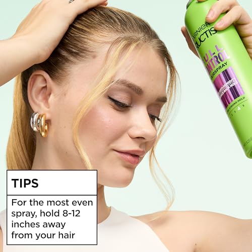 Garnier Fructis Style Full Control Anti-Humidity Hairspray, Ultra Strong Hold, 8.25 oz.