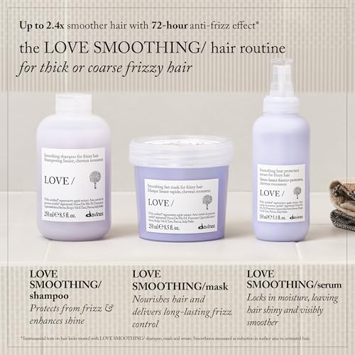Davines LOVE SMOOTHING/Mask Long-Lasting Anti-Frizz Sleek & Shine 8.5 FlOz