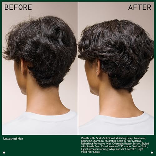 Aveda Scalp Solutions Exfoliating Scalp Treatment | Removes Sebum, Build-Up & Pollution for All Scalp Types | WintergreenDerived Salicylic Acid | Cooling Sensation | 96% Naturally Derived*, 0.85 Fl Oz