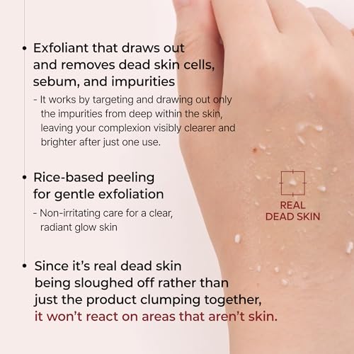 Dr.Melaxin Peel Shot Glow White Rice Peeling Ampoule with Rice Extract & AHA BHA, Brightening & Gentle Exfoliating Serum for Sebum Control, Niacinamide & Hyaluronic Acid, Korean Skincare, 2.71 fl.oz