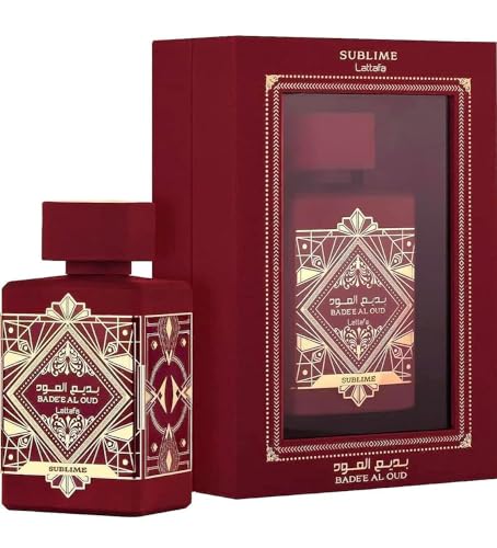 Lattafa Bade'e Al Oud Sublime - Tropical, Fruity, Fresh, Vanilla - Eau de Parfum Long-Lasting Fragrance for Unisex, 3.40 Ounce / 100 ml