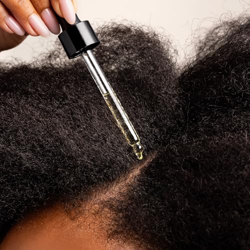 Cliganic Rosemary Oil for Hair & Scalp - Biotin & Jojoba Infused Repair Serum to Smooth & Soften Frizzy, Dry, Damaged Hair, Split Ends. Promote Fuller-Looking Hair, 2 Fl Oz