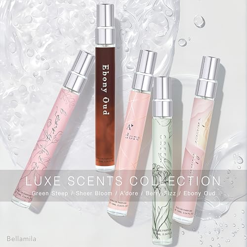 Bellamila Orange & Ambery Vanilla Travel Perfume Spray, Sweet & Warm