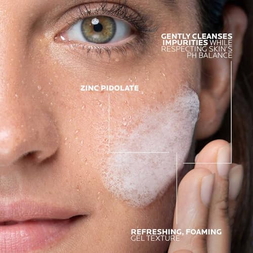 La Roche-Posay Effaclar Foaming Gel Cleanser for Oily Skin, 13.52 fl oz