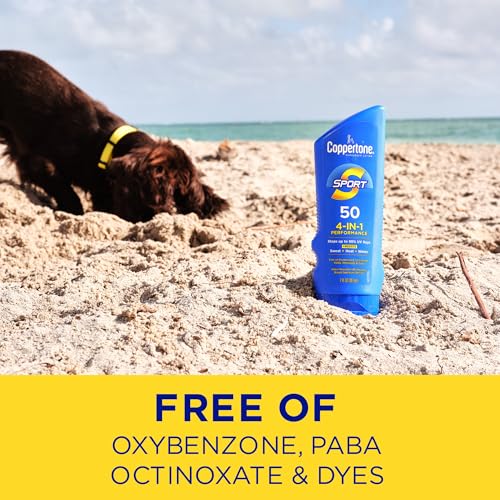 Coppertone SPORT Sunscreen Lotion SPF 50, Value Pack, 2 x 7 FL OZ
