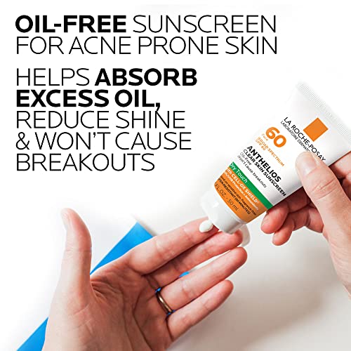 La Roche-Posay Anthelios Clear Skin SPF 60 Sunscreen for Face & Body, 3oz