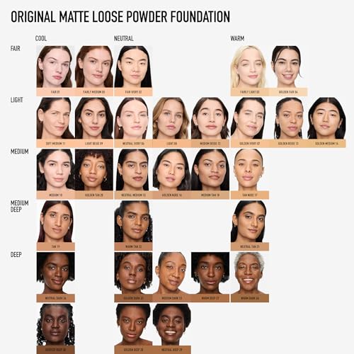 Original Matte Loose Mineral Foundation SPF 15, 03 Fairly Light, Vegan, Cruelty-Free & Dermatologist-Tested