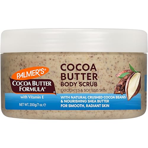 Palmer's Exfoliating Body Scrub, Cocoa Butter Formula, Softens Skin (7 Oz)