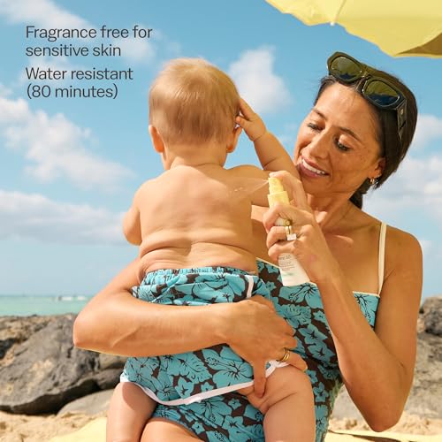 Baby Bum SPF 50 Sunscreen Spray - Mineral UVA/UVB Face and Body Protection for Sensitive Skin - Travel Size - 3 oz