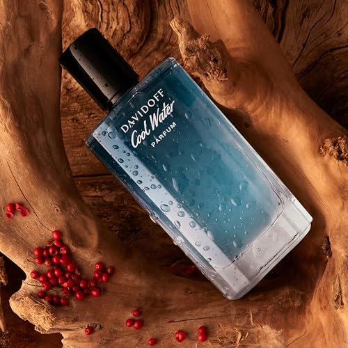 Davidoff Cool Water Parfum – Fougère Cologne for Men – With Pink Pepper, Vetiver & Sandalwood – Long-Lasting Fragrance