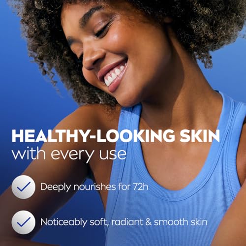 NIVEA Cocoa Butter Body Lotion for Dry Skin with Hyaluronic Acid, 33.8 Oz