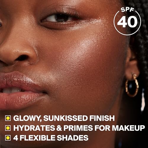 Supergoop! Glowscreen SPF 40, Sunrise (Champagne Glow) - 1.7 fl oz - Glowy Primer + Broad Spectrum Tinted Sunscreen - Helps Filter Blue Light - Hydration - Hyaluronic Acid & Vitamin B5