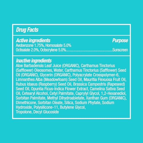 COOLA Hydrating SPF 50 Sunscreen Lotion, Fragrance Free, 5 oz