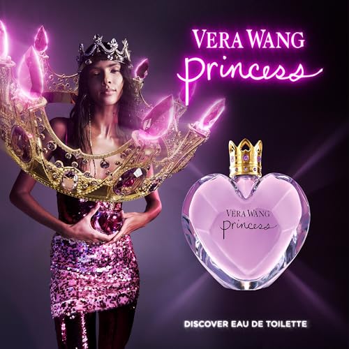 Vera Wang Princess Eau de Toilette Spray for Women, Vanilla, 3.4 Oz