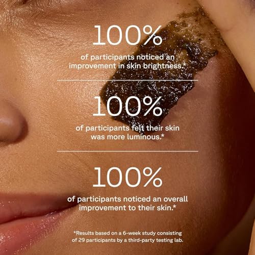 Acure Brightening Facial Scrub - Exfoliating Face Wash - 4 fl oz