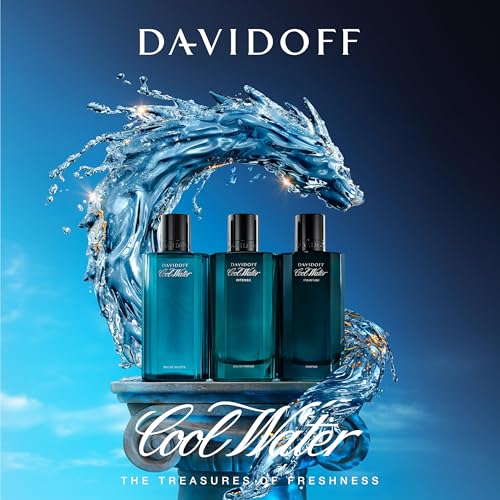 Davidoff Cool Water Eau de Parfum Intense – Ambery Men's Cologne – With Notes of Green Mandarin, Coconut Water & Amber – Long Lasting Fragrance