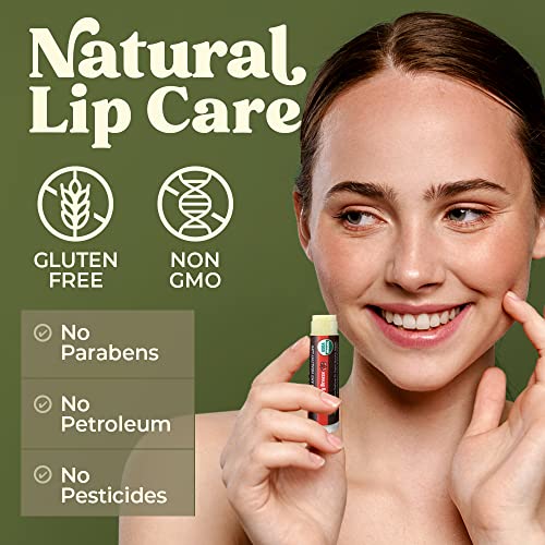 Earth's Daughter Organic Lip Balm - Moisturizing 6-Pack