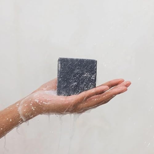 Kitsch Charcoal Soap Body Wash Bar for Cleansing – Made in USA, 4 oz