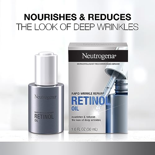 Neutrogena Rapid Wrinkle Repair Retinol Face Oil, 1.0 fl oz