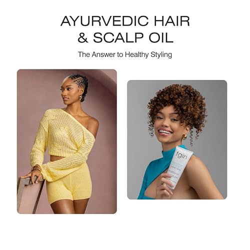 tgin Ayurvedic Hair & Scalp Oil – Hydrates & Smooths Ends – 4 fl. oz