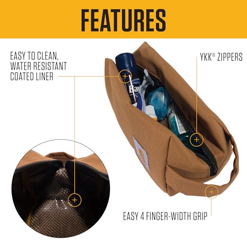 Carhartt Classic Zippered Travel Kit Black