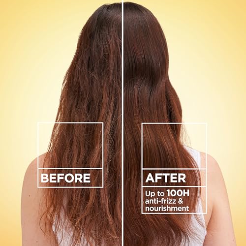 Garnier Whole Blends Hair Honey Milk 450F Heat Protectant Spray, For All Hair Types With Up To 100 Hrs of Frizz Control, 8.5 Fl Oz, 2 Count