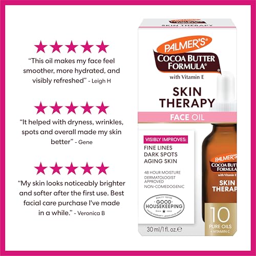 Palmer's Skin Therapy Face Oil, Moisturizing Cocoa Butter Formula (1 Fl Oz)