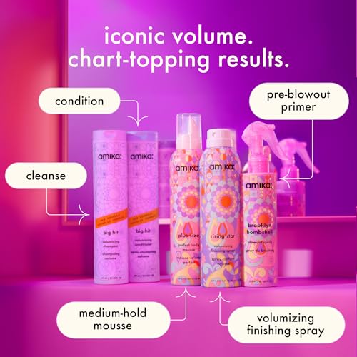 amika big hit volumizing conditioner, 1000ml