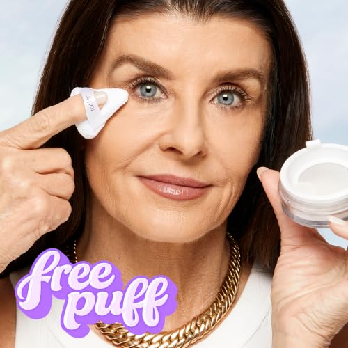 tarte creaseless setting powder – Loose Face Powder, Lightweight Oil-Absorbing Formula for Longwear Finish, Vegan & Cruelty-Free, full size, translucent