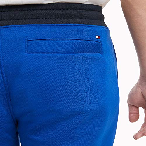 Tommy Hilfiger Mens Fleece Sweat Casual Shorts, Deep Blue, Medium US