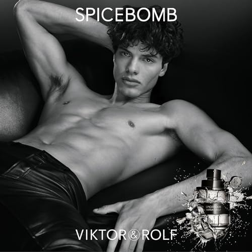 Viktor&Rolf Spicebomb Eau de Toilette Gourmand Cologne for Men - 3.04 Fl Oz