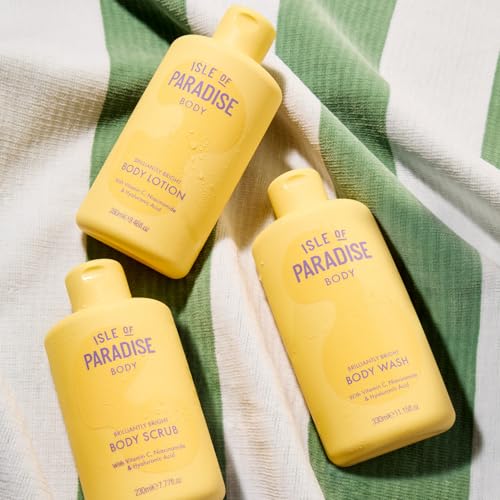 Isle of Paradise Brilliantly Bright Body Polish, Exfoliating Scrub